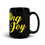 Cultivating Black Joy - Black Glossy Mug