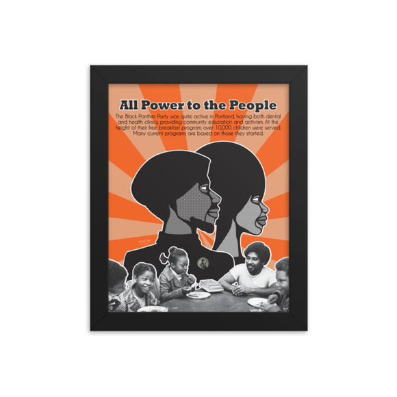 Black Panther Framed poster