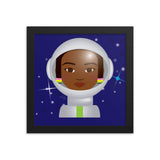 Astronaut Girl Framed poster
