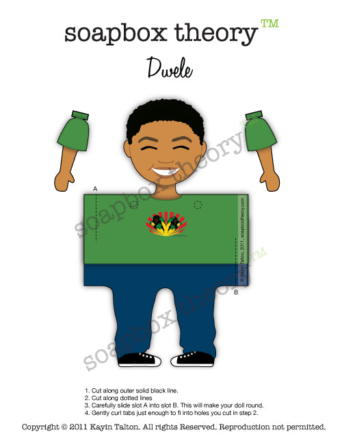 Darling Dwele - Paper Toy *Download*