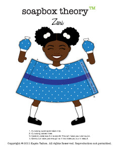 Darling Zari - Paper Toy *Download*